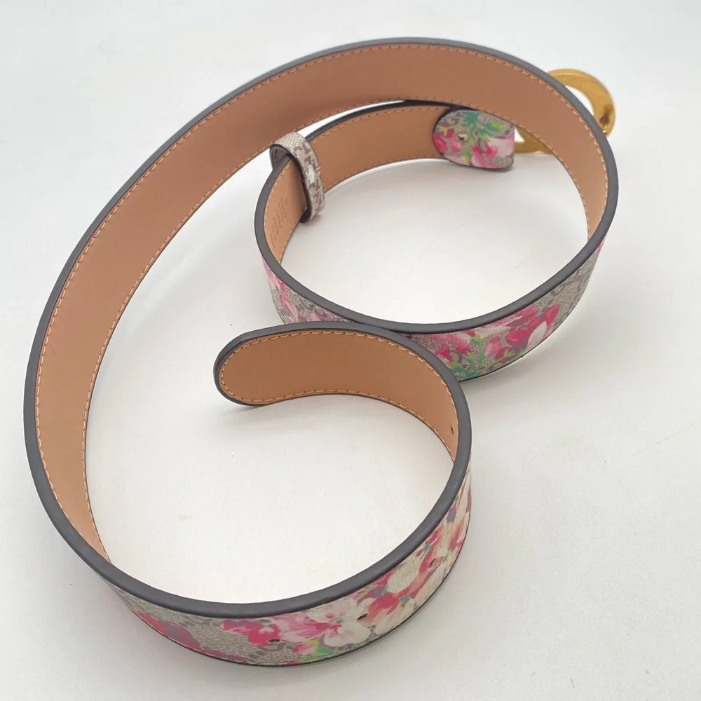 Gucci GG Supreme Marmont Blooming Floratttt Interlocking G Belt- 105 CM Large - Picture 7 of 10